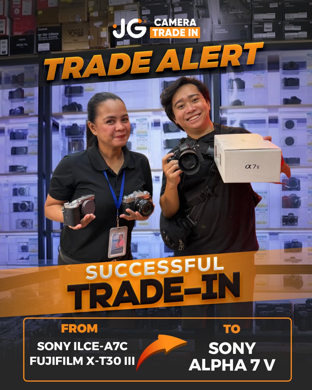 JG Camera Trade In Facebook ad