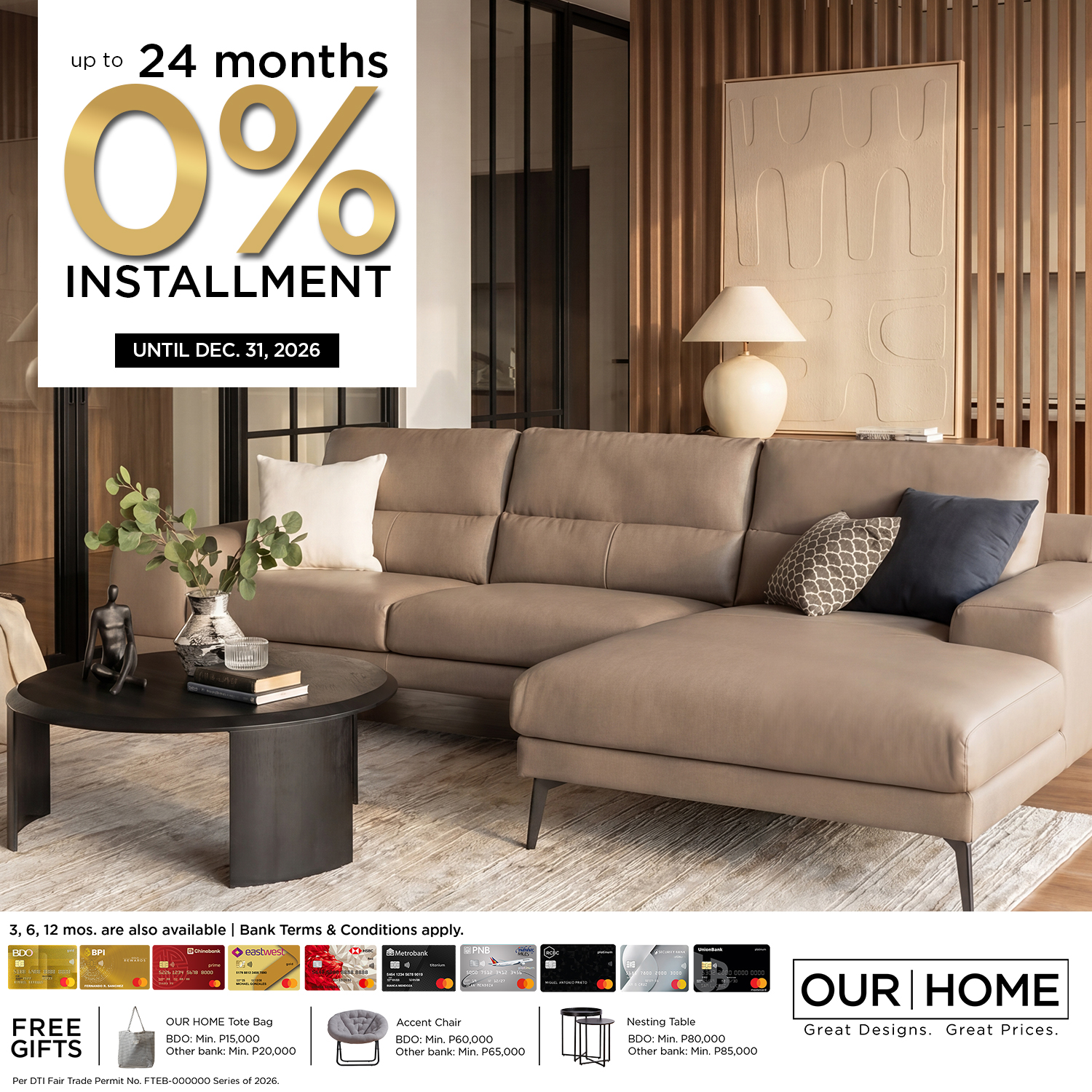 Our Home Facebook ad