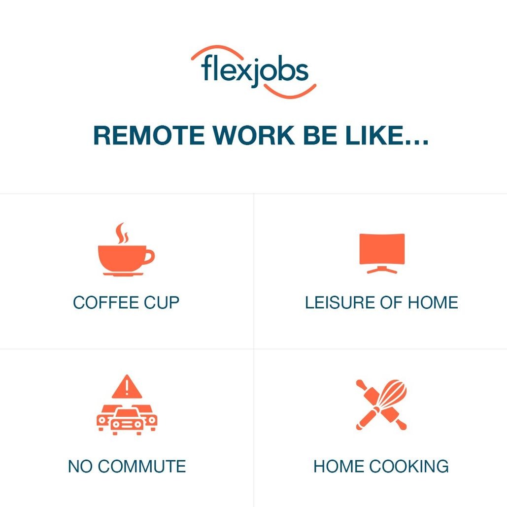 FlexJobs Facebook ad