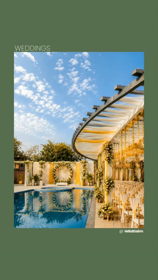 Wild Calm Sasan Gir Facebook ad: Elegant settings, Unforgettable celebrations!