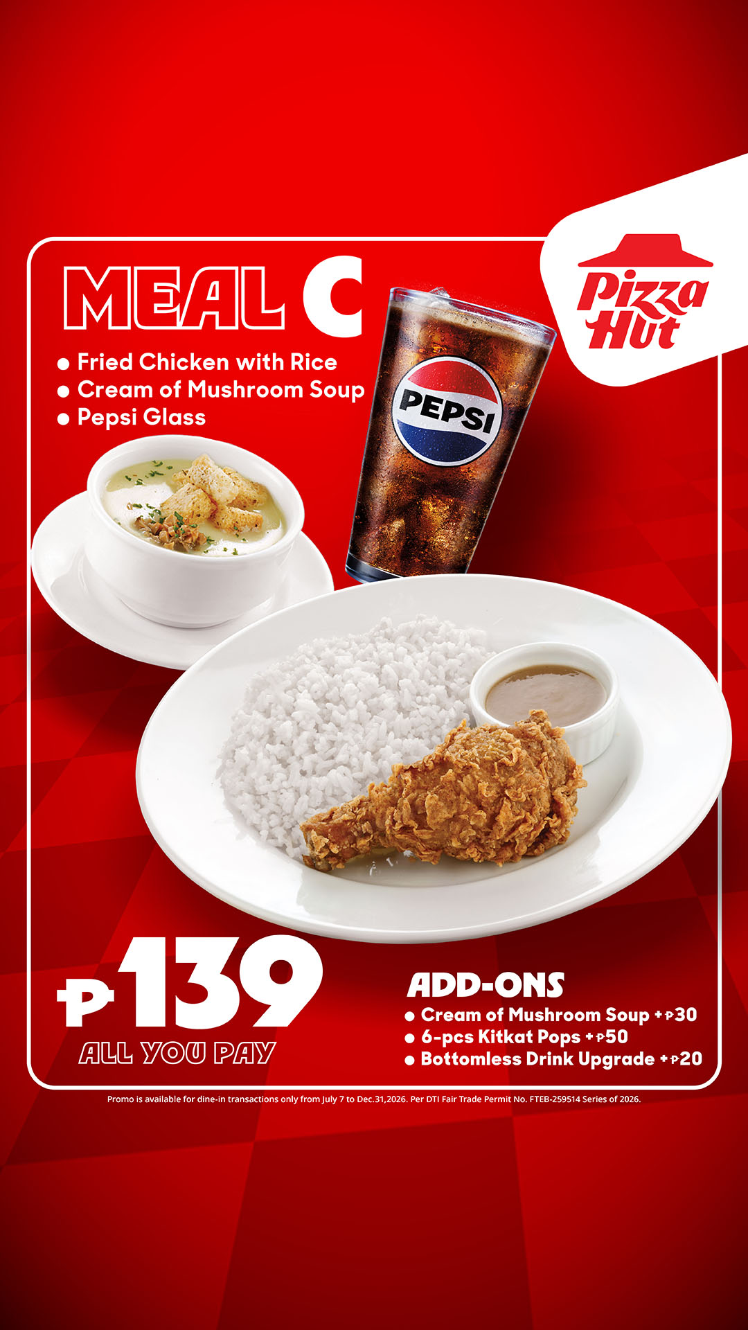 Pizza Hut Facebook ad