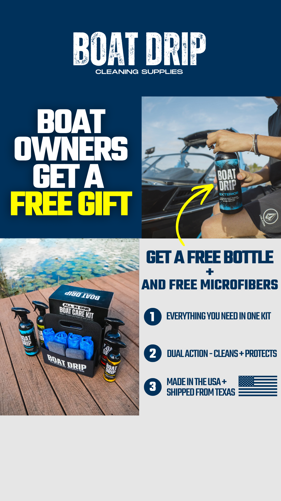 Boat Drip Facebook ad
