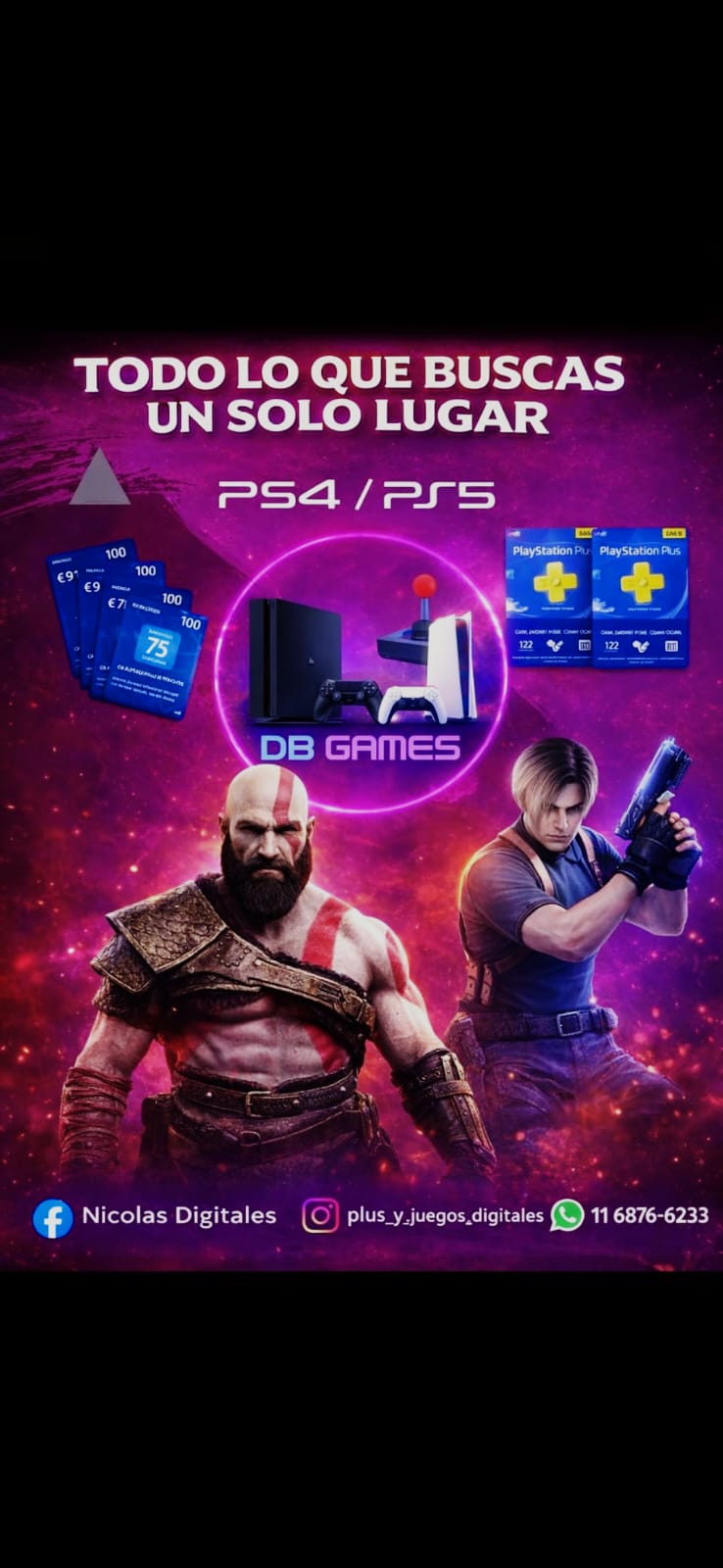 Nicolas Digitales Ps5 Facebook ad from Apr 17, 2026