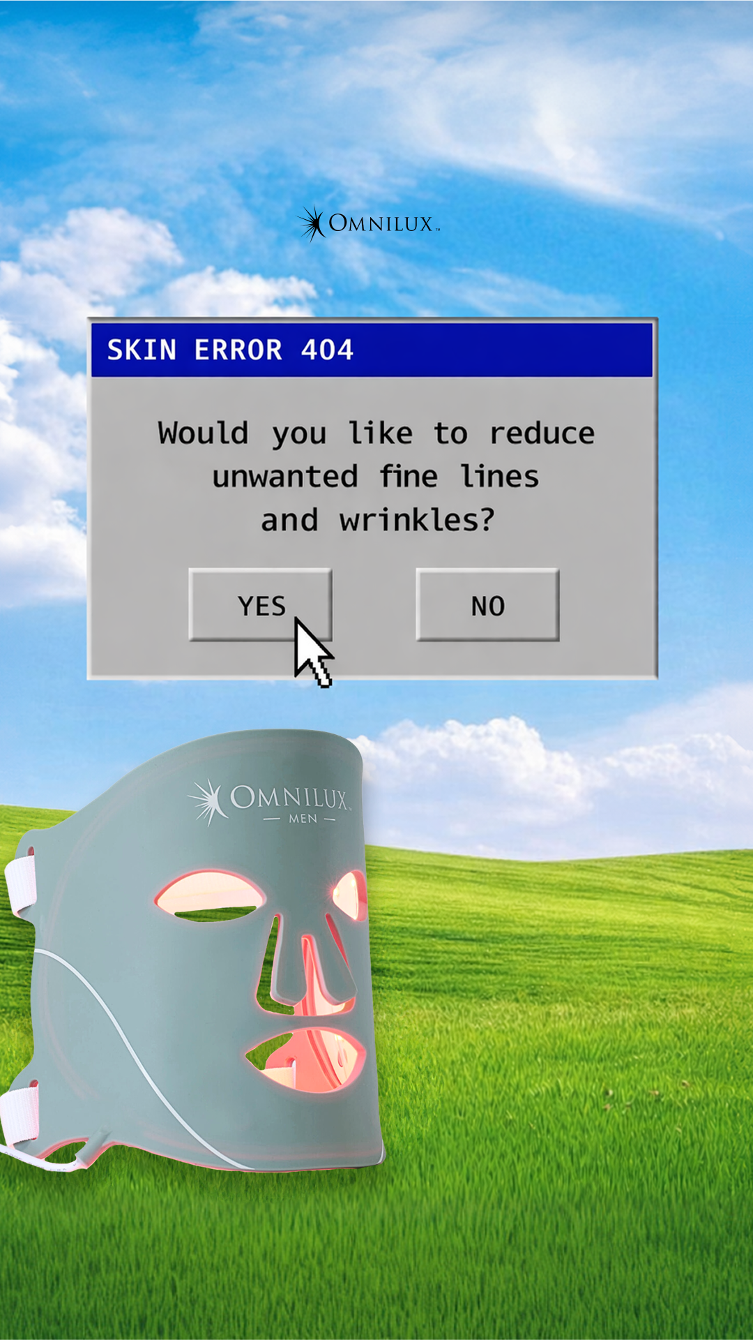Omnilux Facebook ad