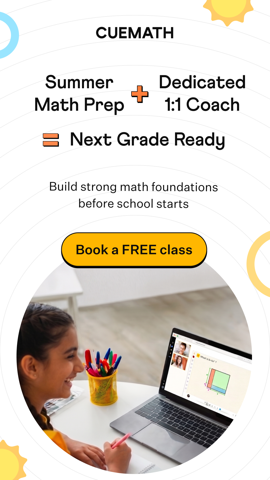 Cuemath Facebook ad