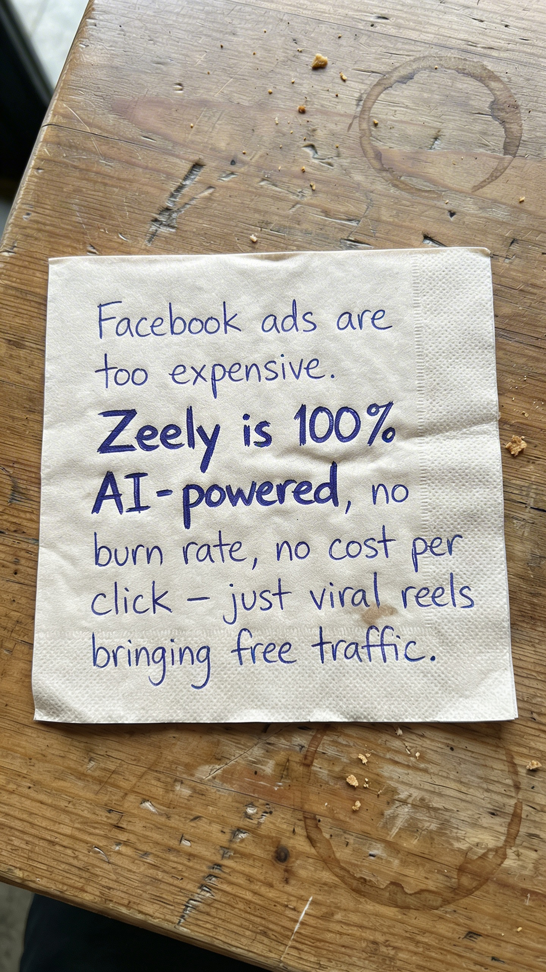 Zeely Facebook ad