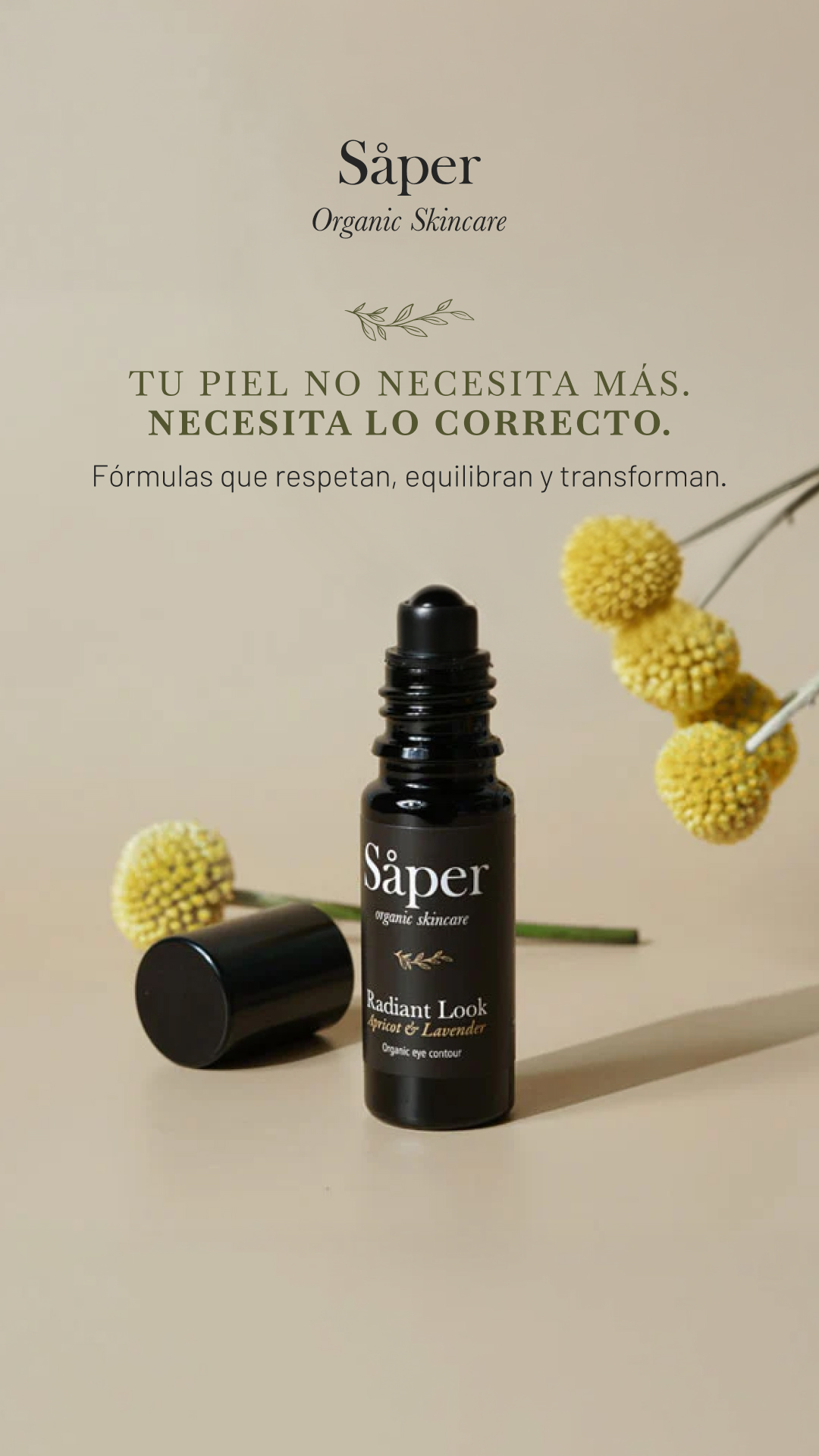 Såper Organic Skincare Facebook ad