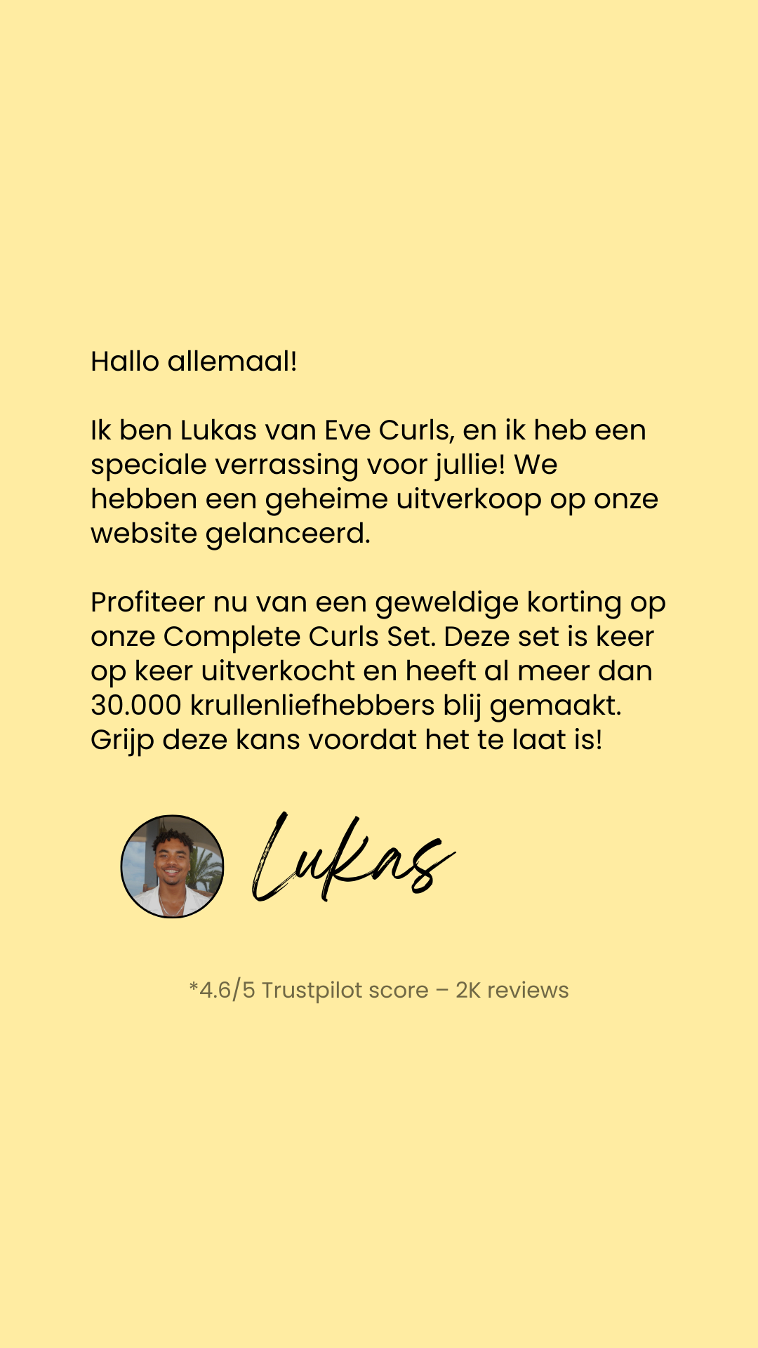 Eve Curls Facebook ad