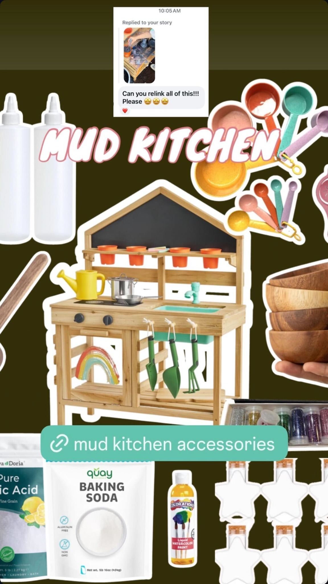 Karing for Postpartum Facebook ad: Messy Fun with a Mud Kitchen