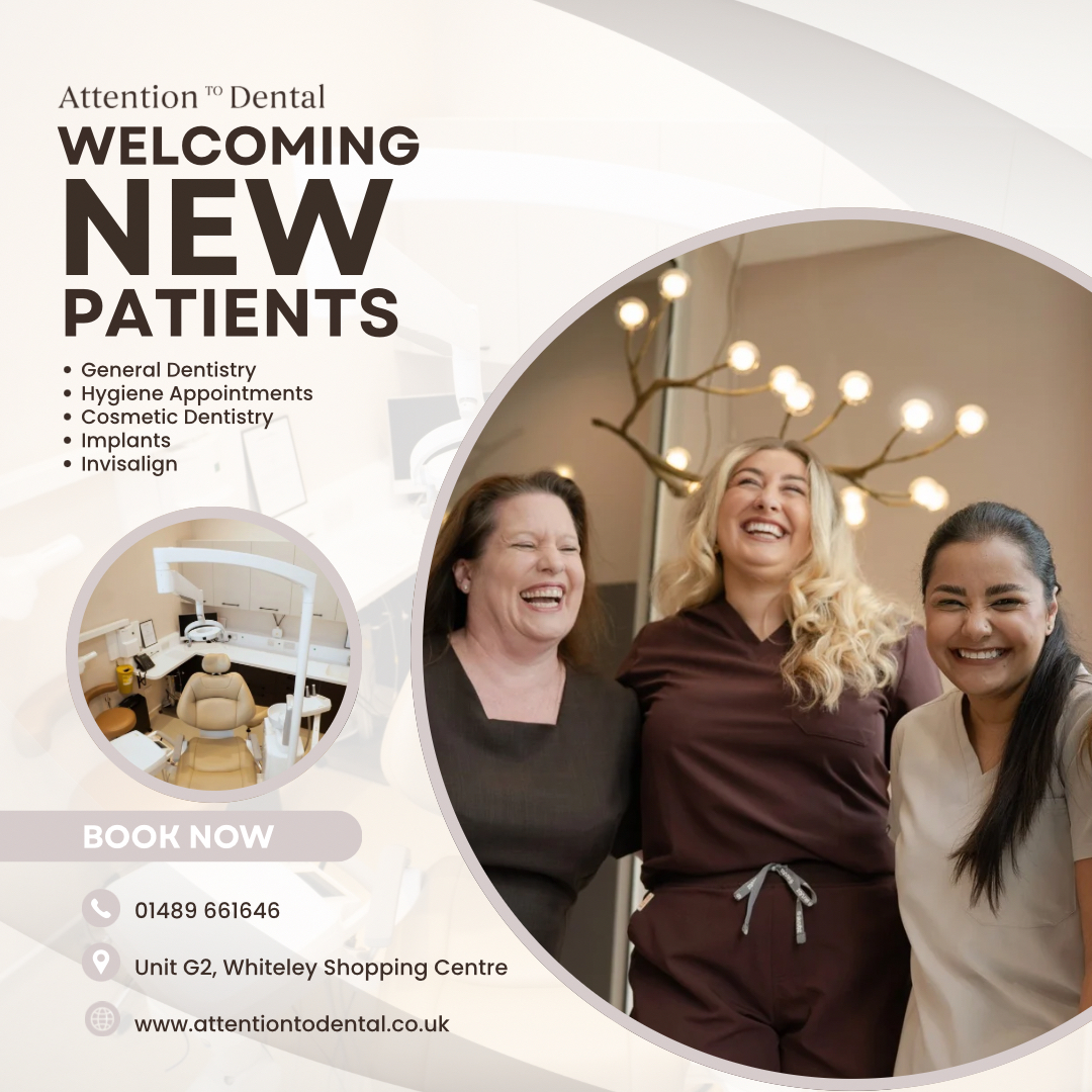 Attention to dental Facebook ad: Now Welcoming New Patients