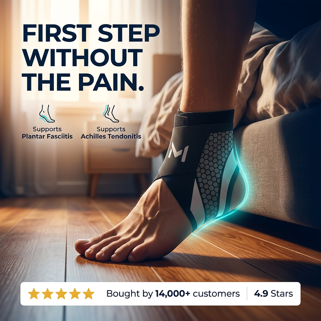 Athlete Recovery Lab Facebook ad: The Ankle Brace That Actually Fits In Your Shoes