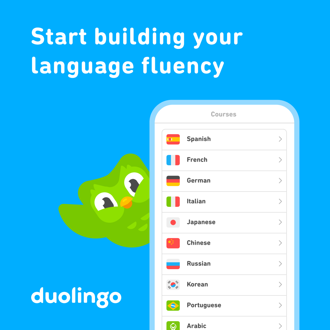 Duolingo Facebook ad