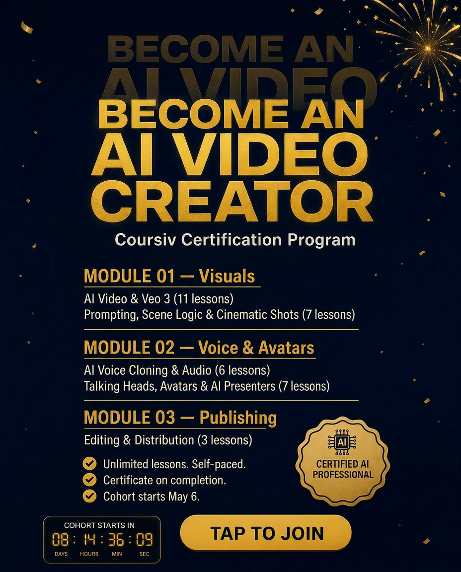 AI Weekly Facebook ad