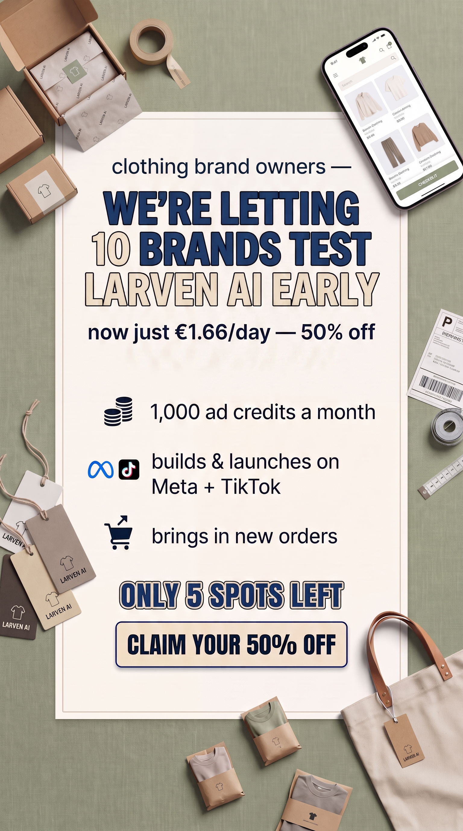 Larven AI Facebook ad