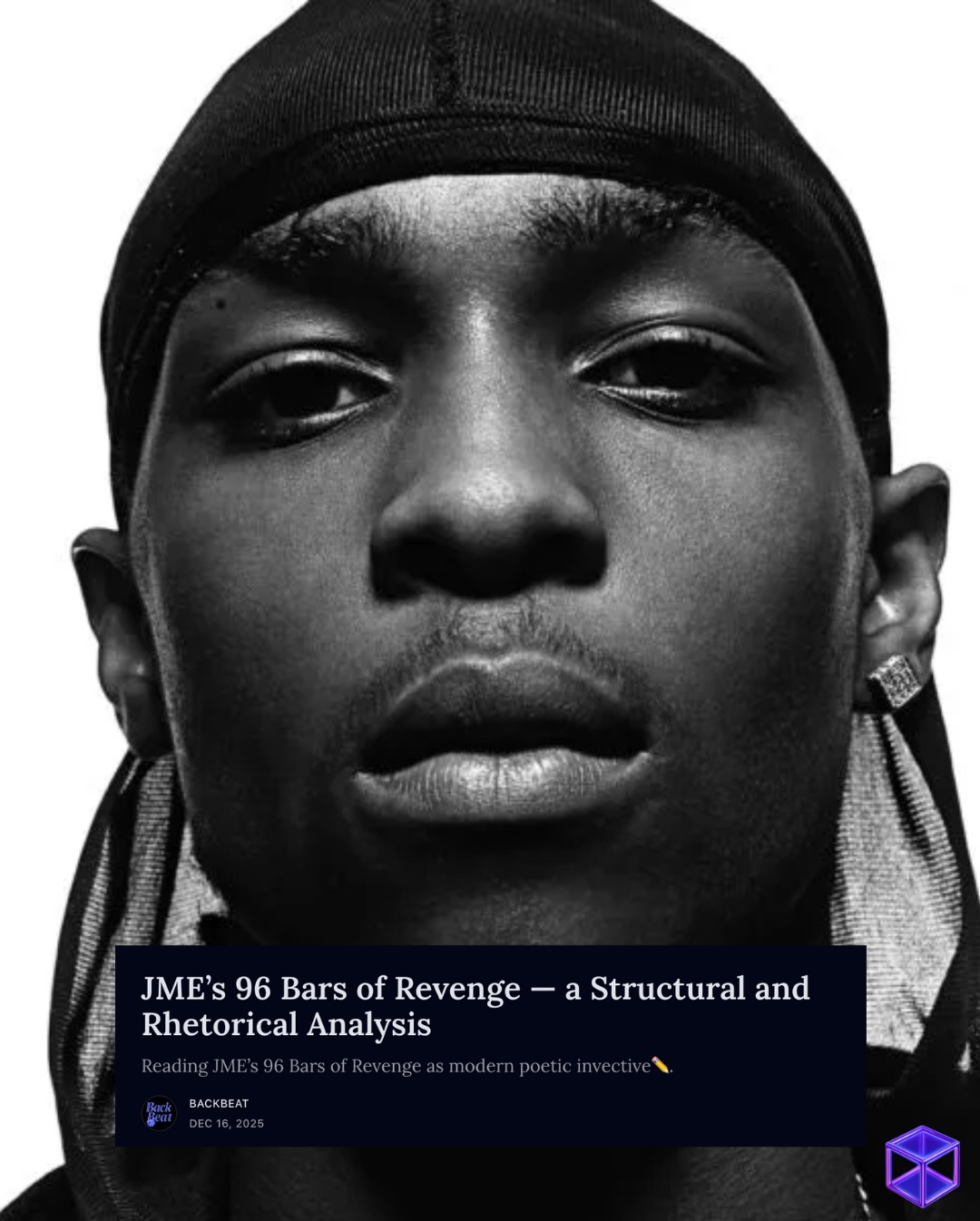 backbeatonline Facebook ad: New @jmebbkinsta piece live on BackBeat
