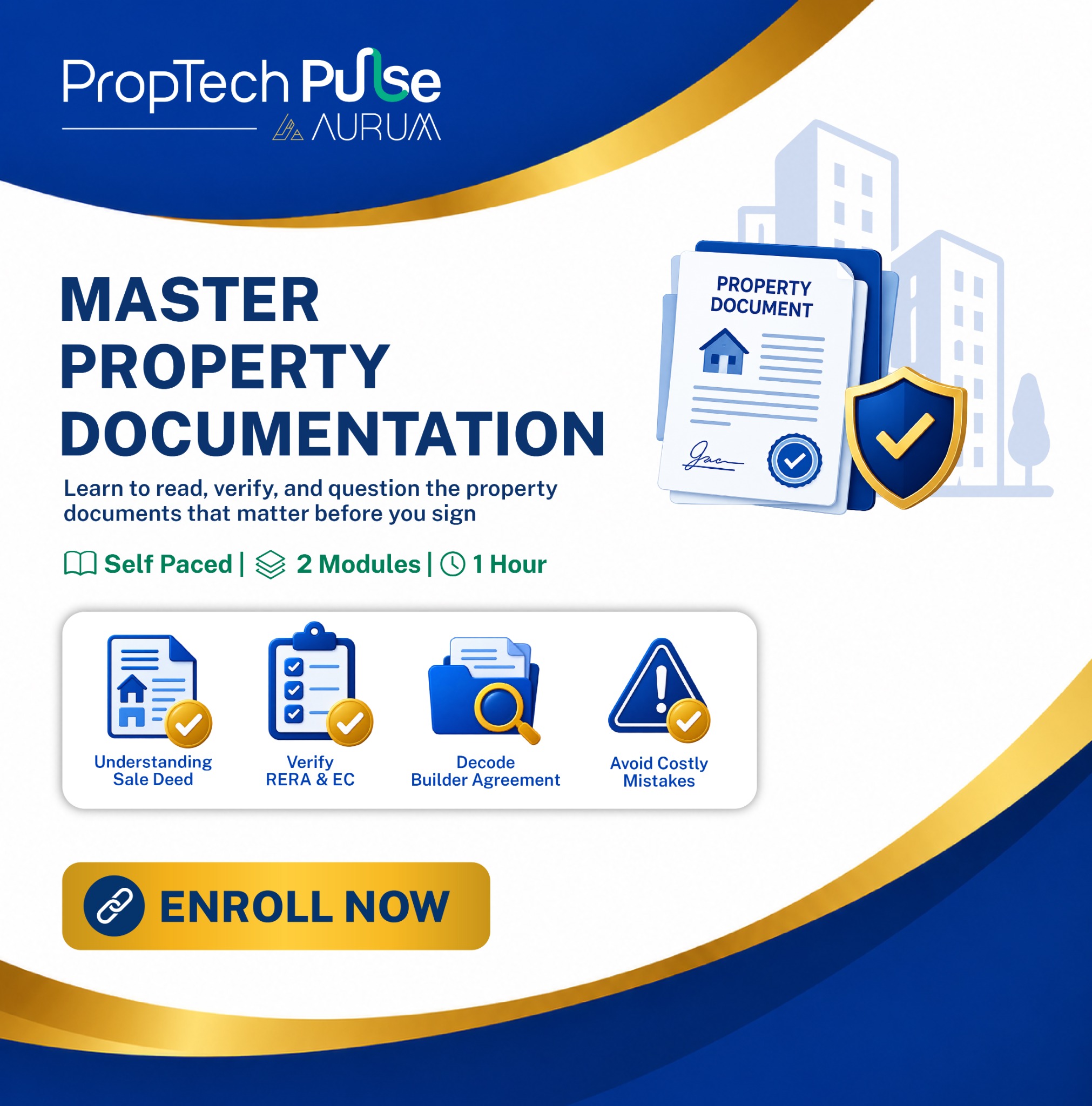 Aurum PropTech Limited Facebook ad: Master Property Documentation