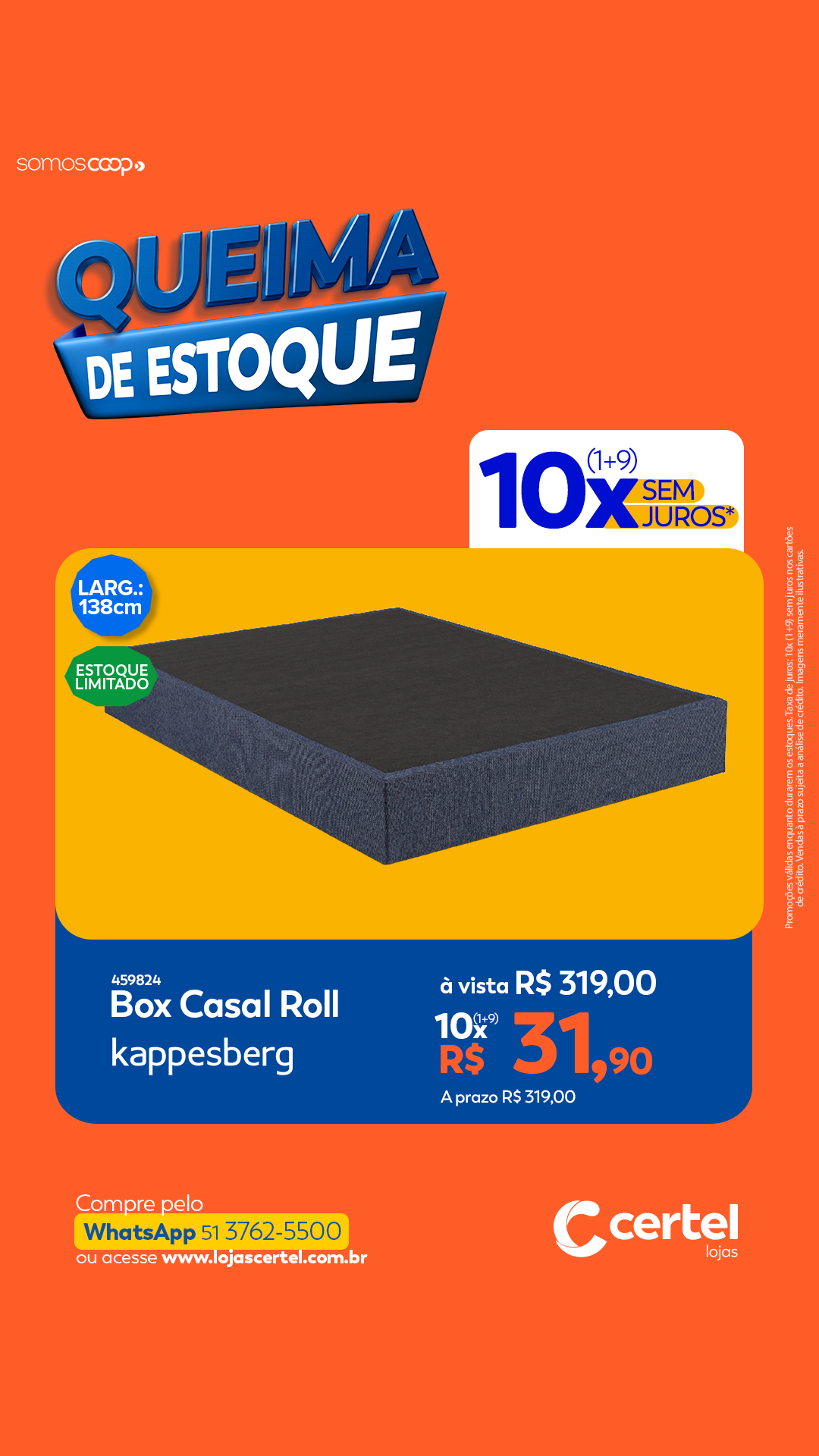 Lojas Certel Facebook ad from Jun 5, 2026