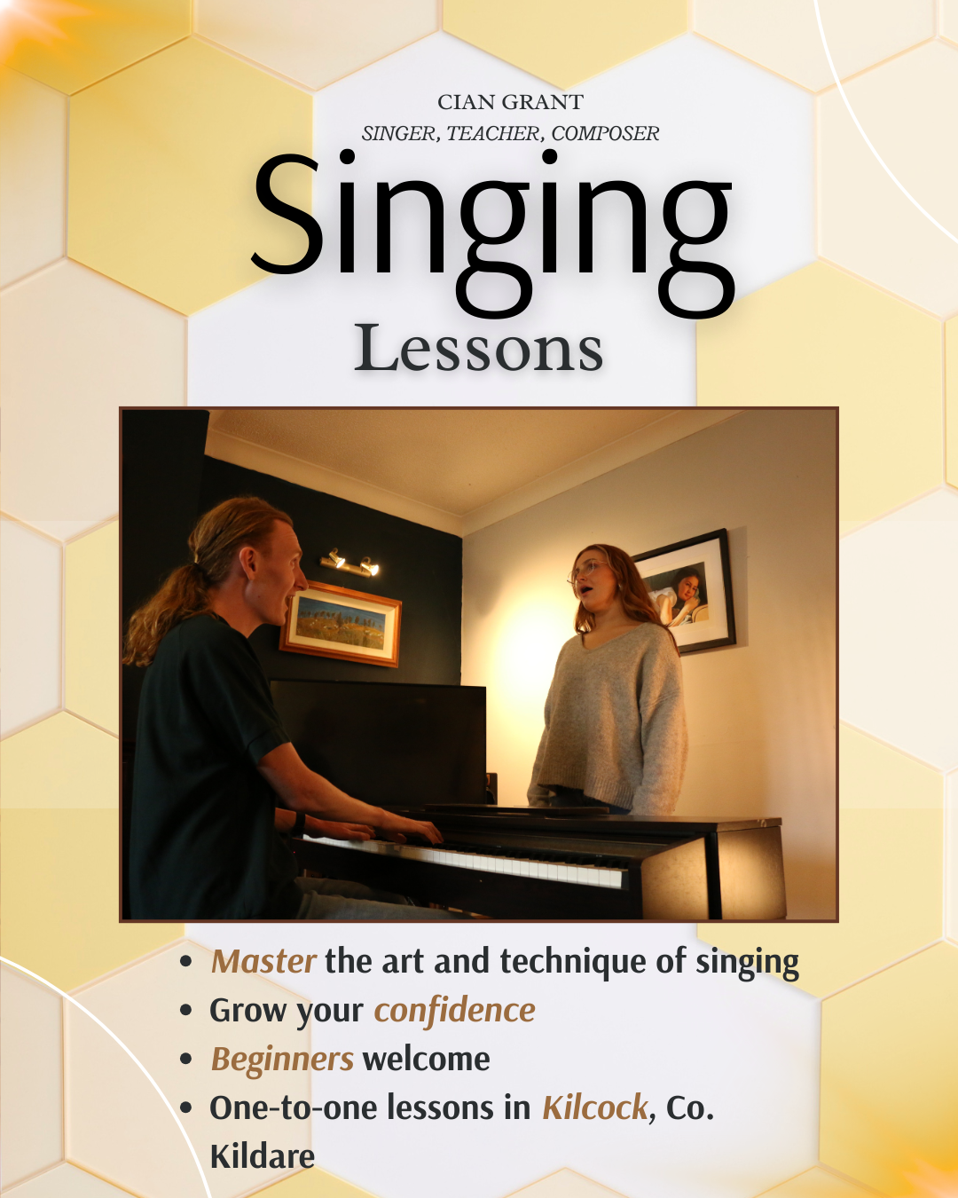 Cian Grant - Music Education Facebook ad from May 18, 2026