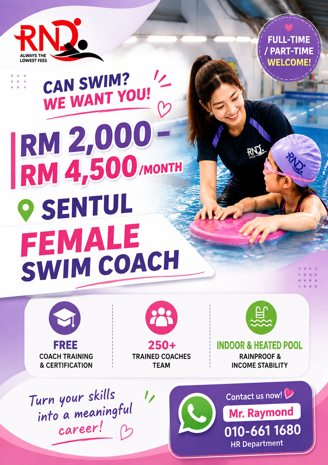 RNJ Swimming Academy Sekolah Renang Facebook ad