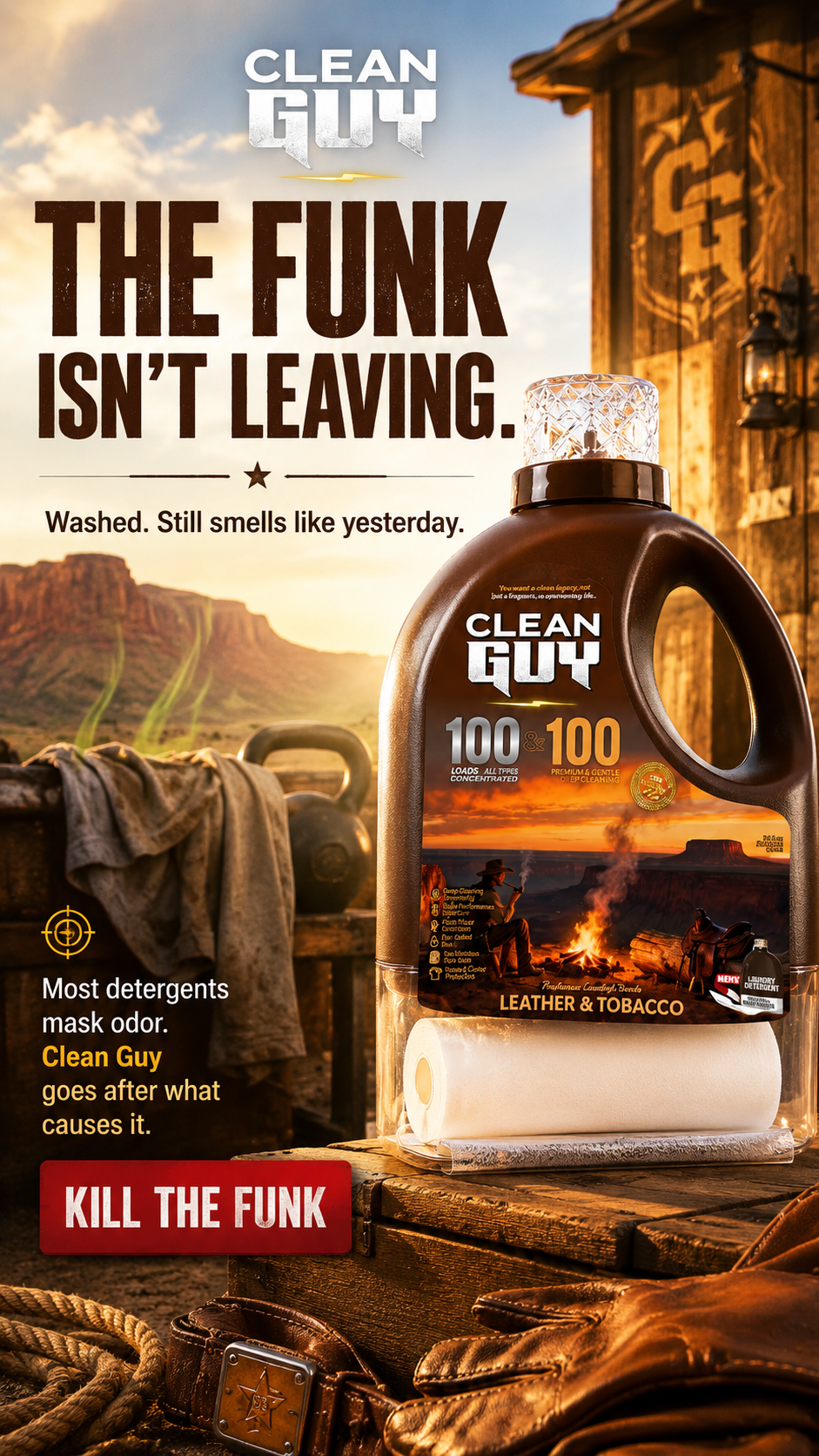 Clean Guy Facebook ad