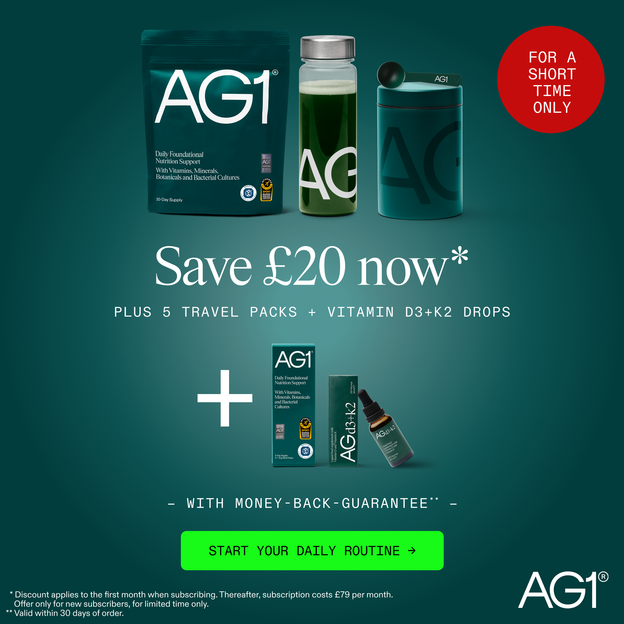 AG1 by Athletic Greens Facebook ad