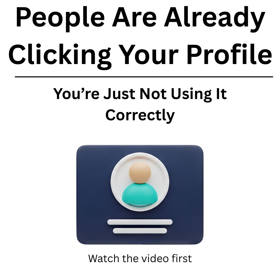 Teach Lead and Inspire Facebook ad: People Are Already Clicking Your Profile