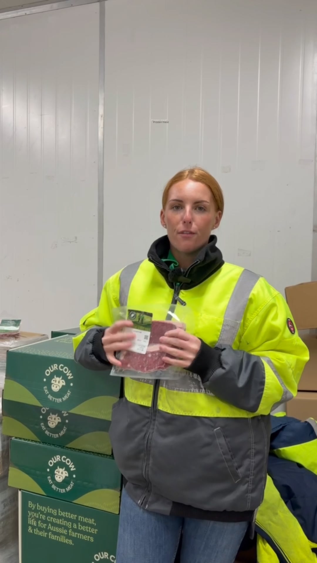 Dave and Bianca From Our Cow Facebook ad: Snap frozen to lock in the freshness, flavour and nutrients