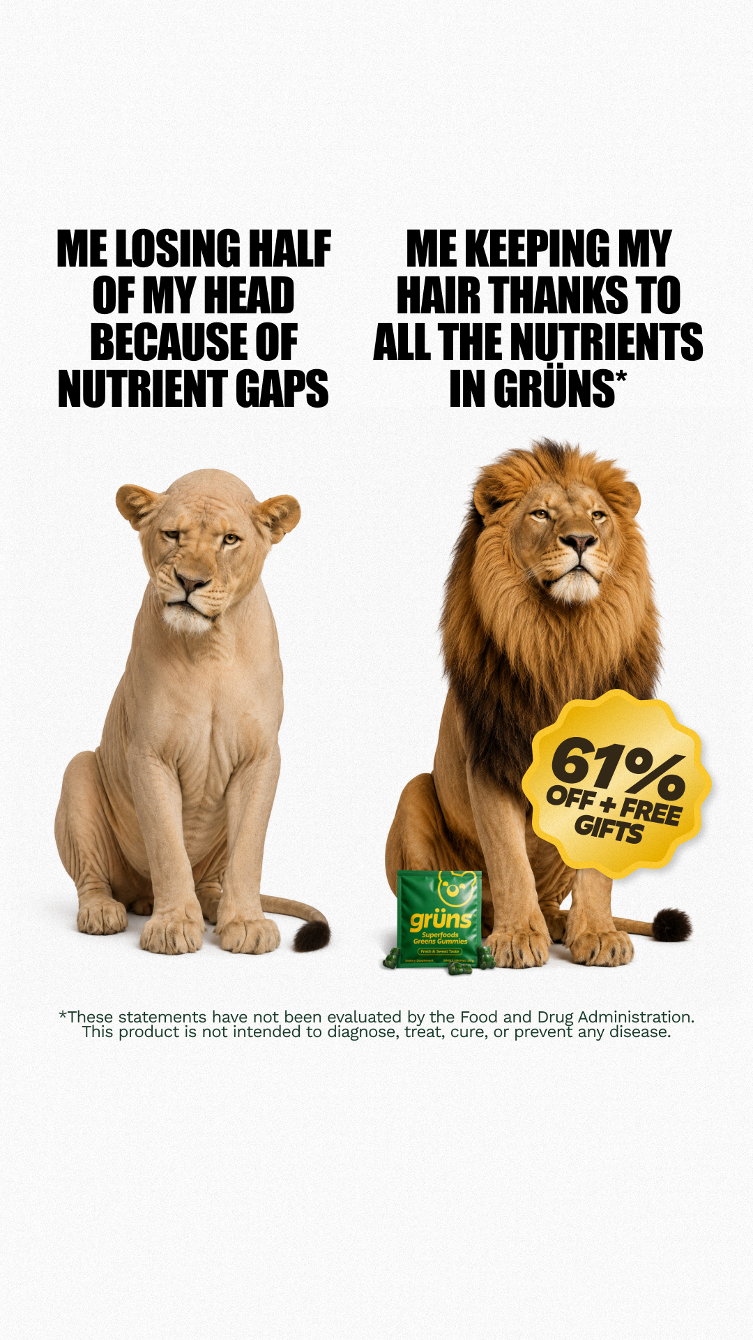 Grüns Facebook ad