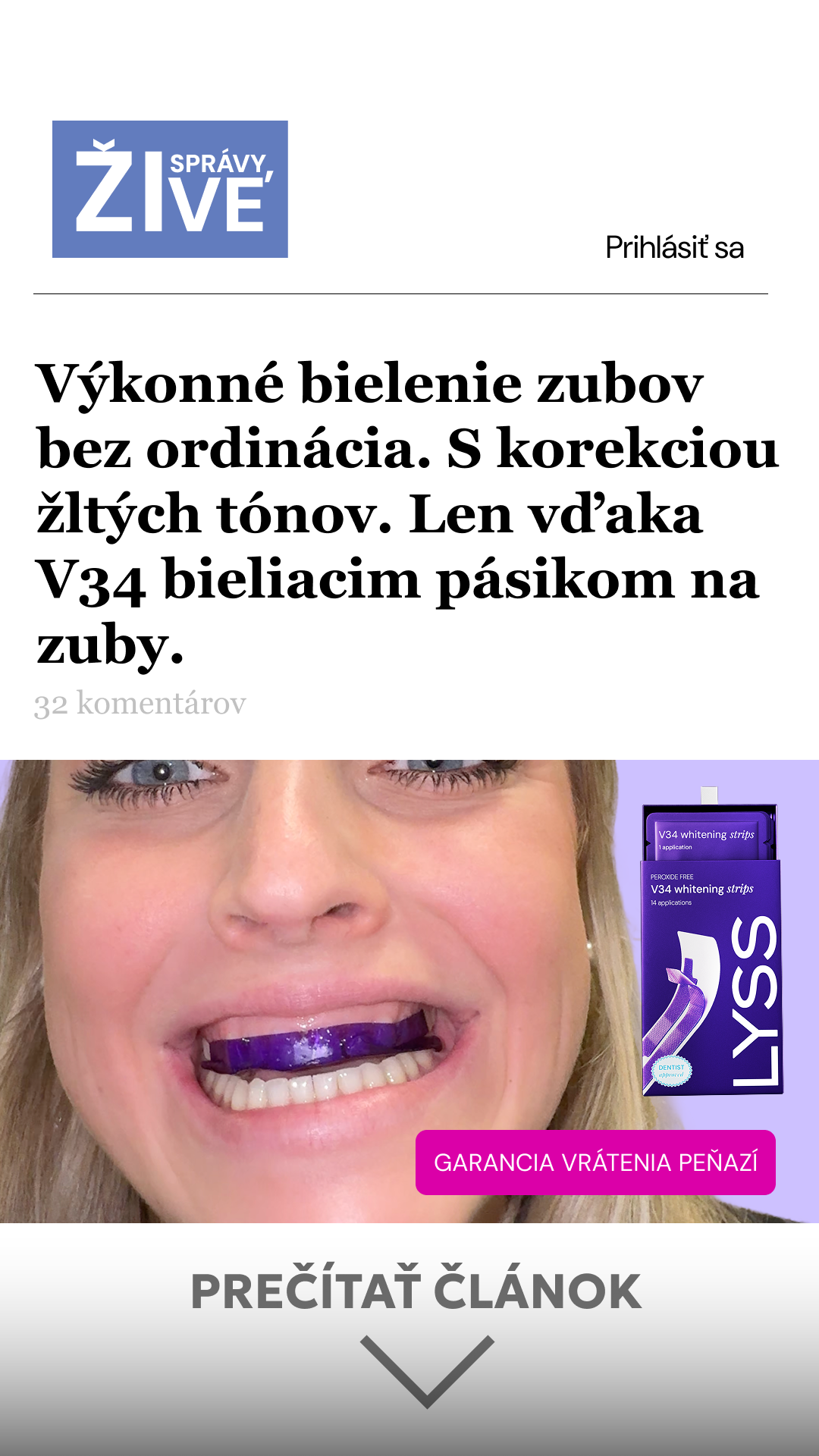 LYSS SK Facebook ad