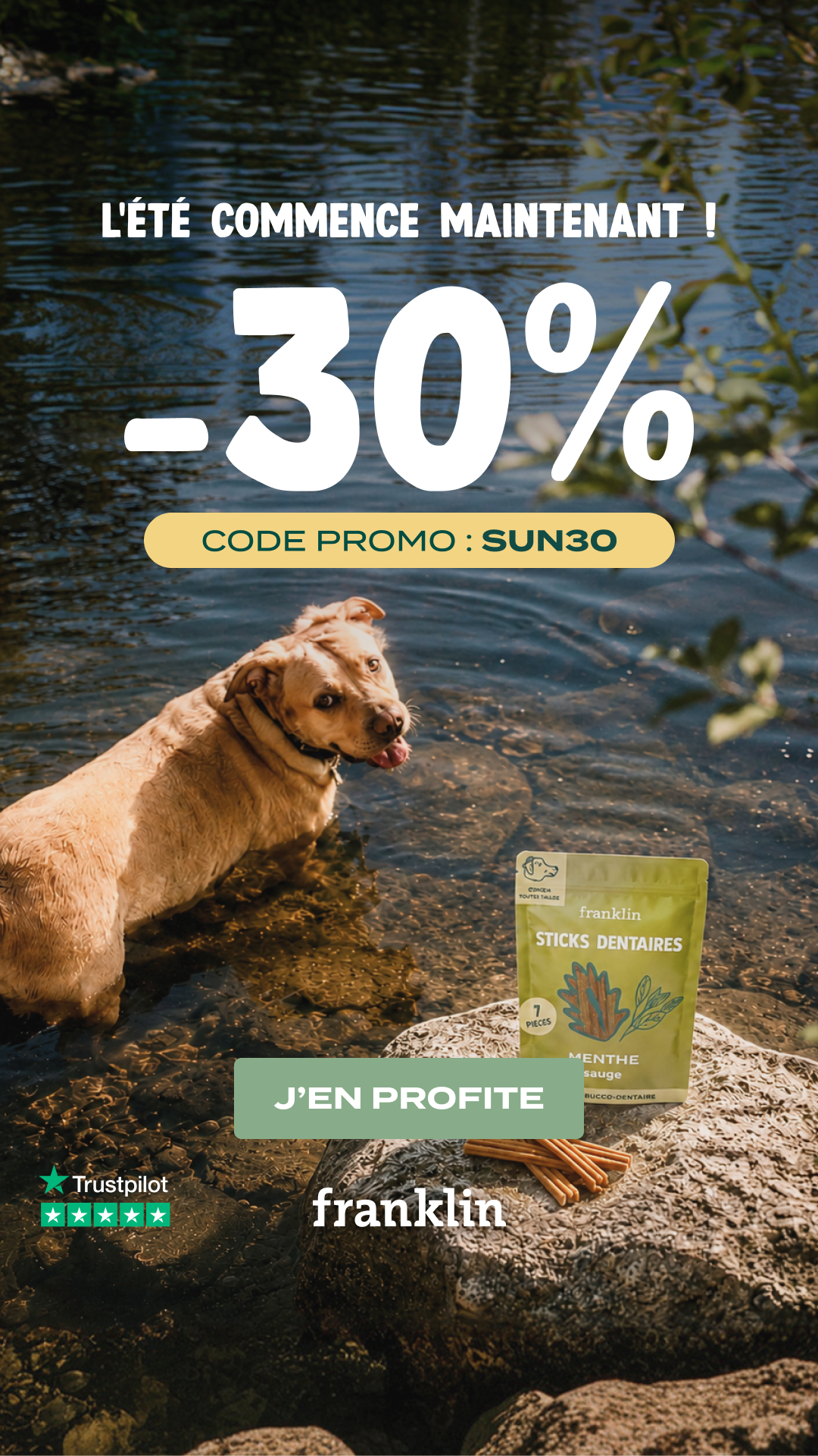 Franklin Pet Food Facebook ad
