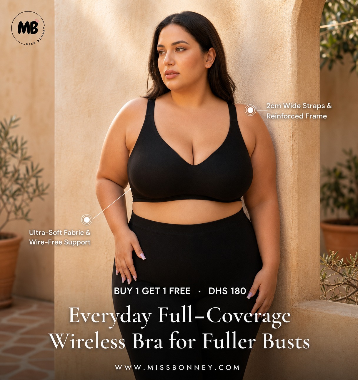 Miss Bonney UAE Facebook ad: Buy 1 get 1 free