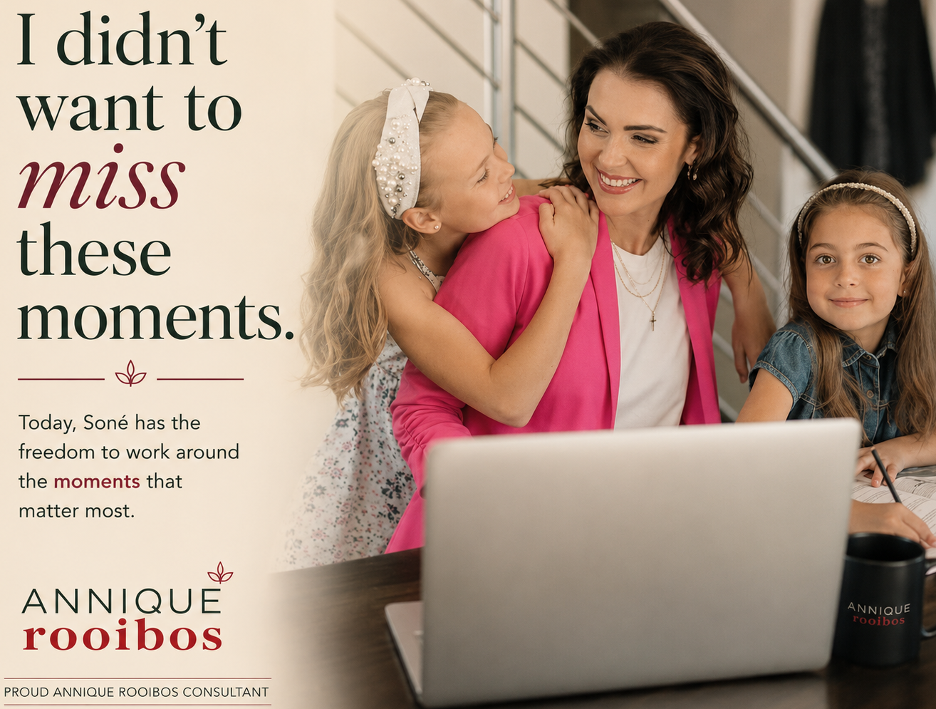 Annique Rooibos Home Office Facebook ad