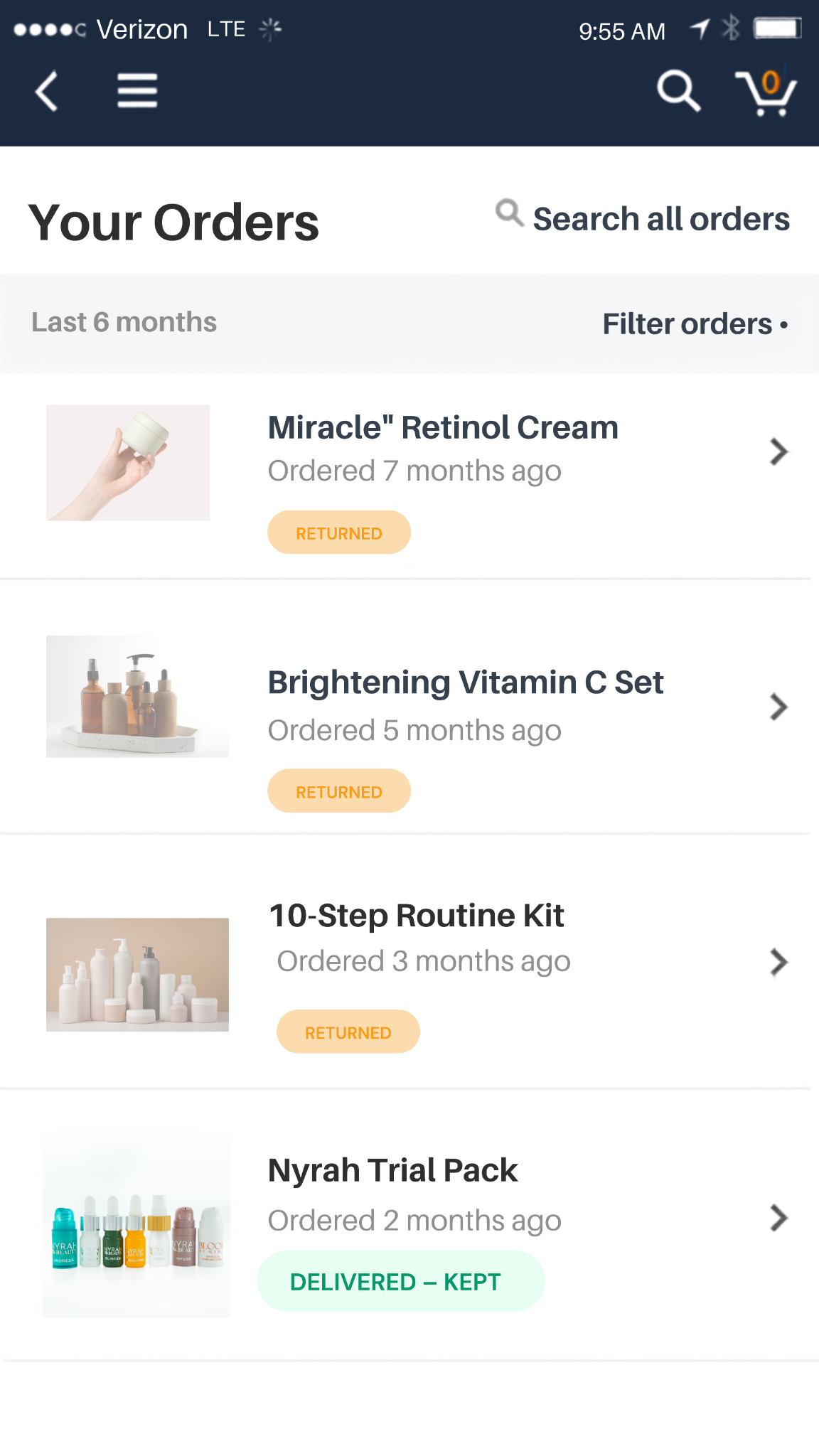 Nyrah Beauty Facebook ad
