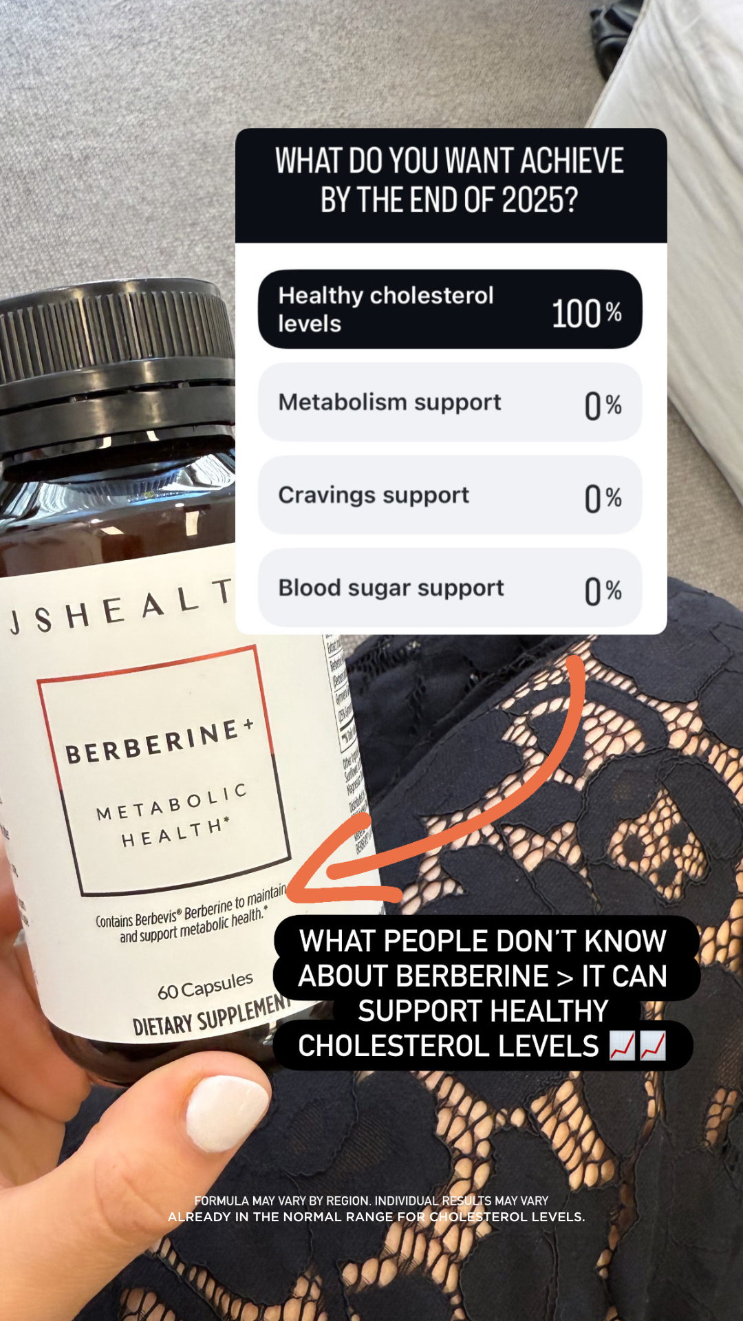 JSHealth Vitamins Berberine+ Facebook ad