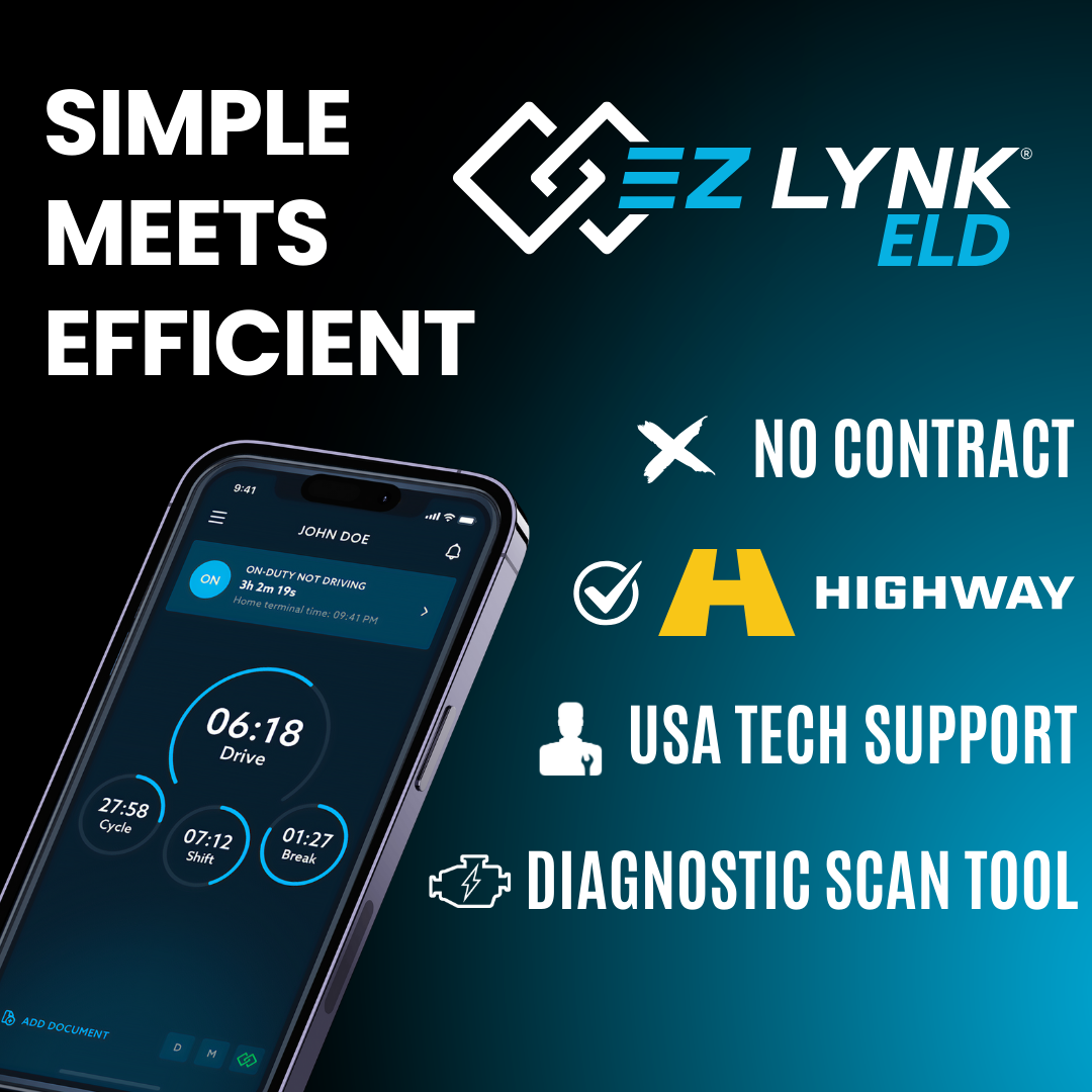 EZ LYNK Facebook ad: Fast, Easy ELD