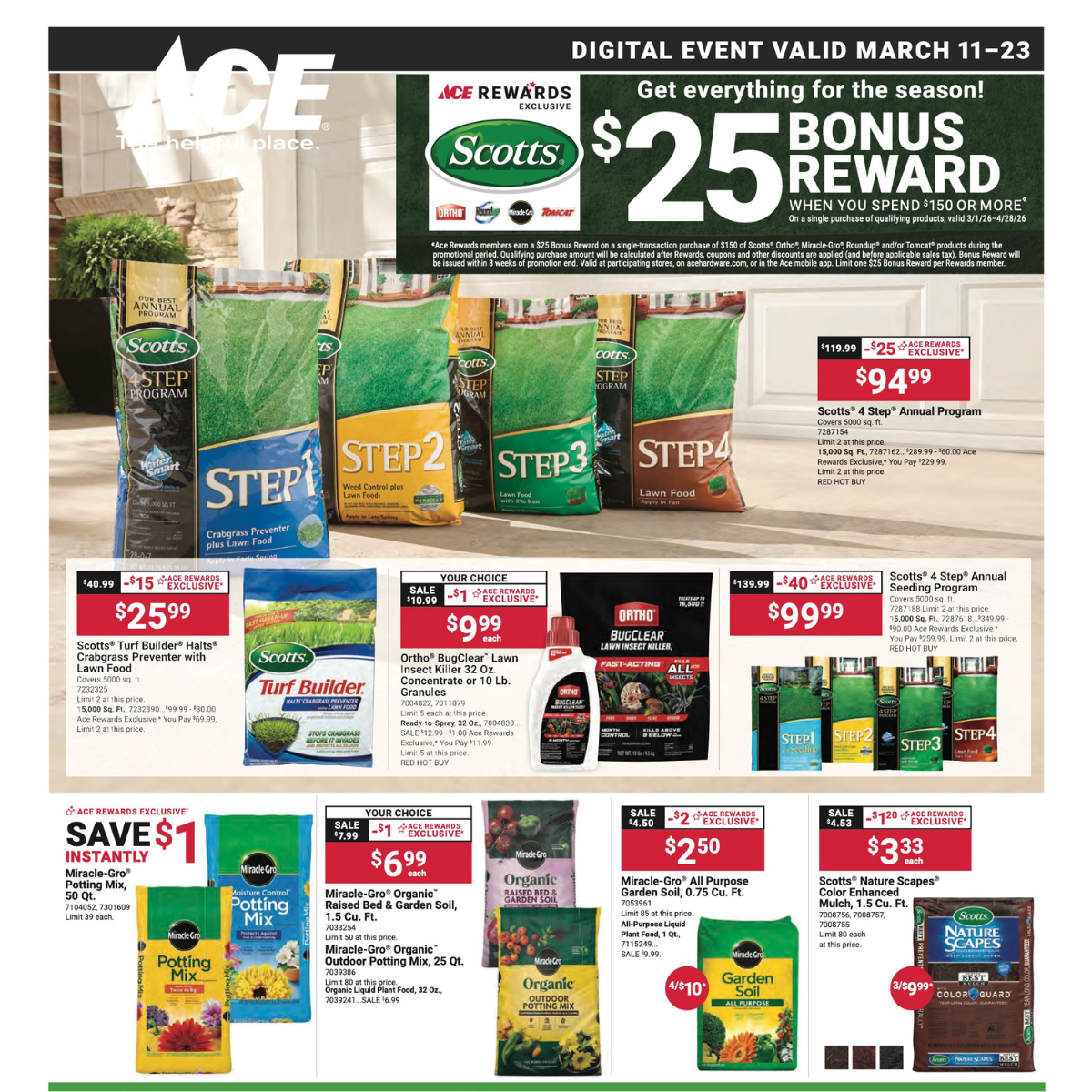 Timberline Ace Hardware - Telluride Facebook ad: Online Savings Event starts March 11!