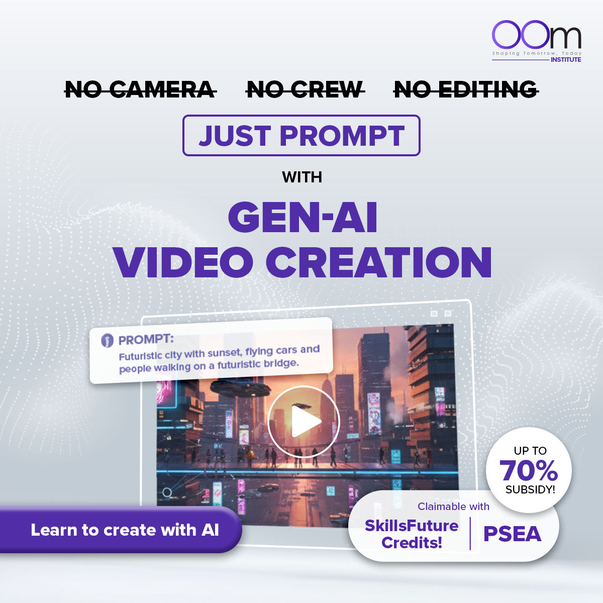 OOm Digital, Tech & AI Institute Facebook ad
