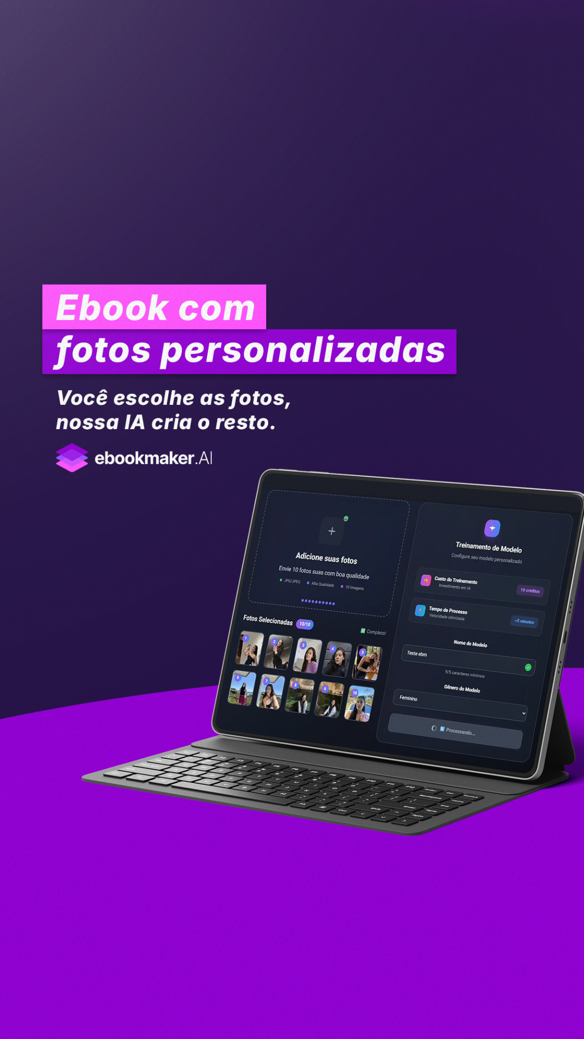 Ebookmaker.ai Facebook ad