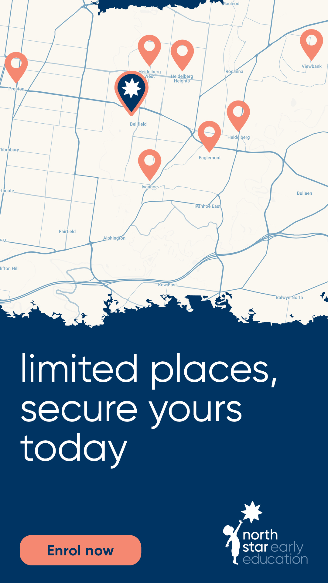 North Star Early Education Bellfield Facebook ad