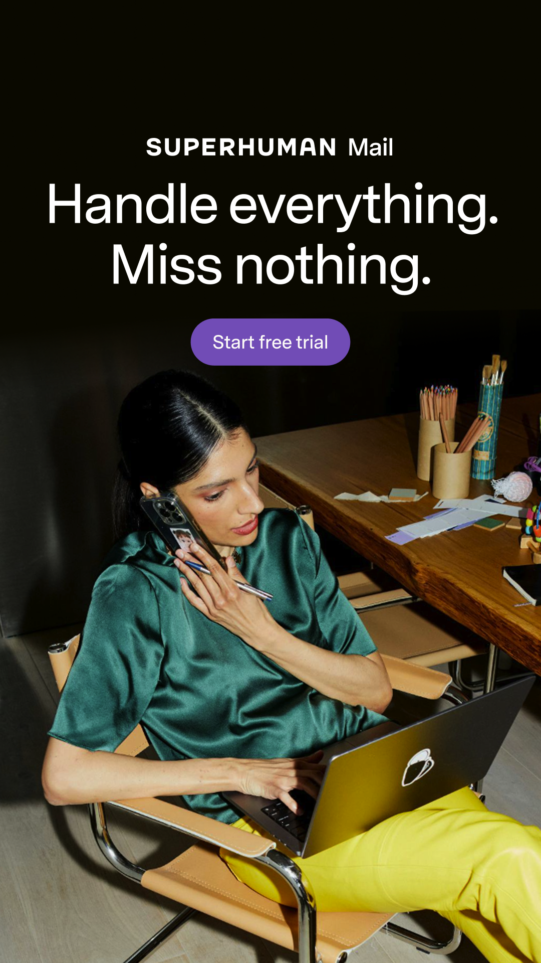Superhuman Mail Facebook ad