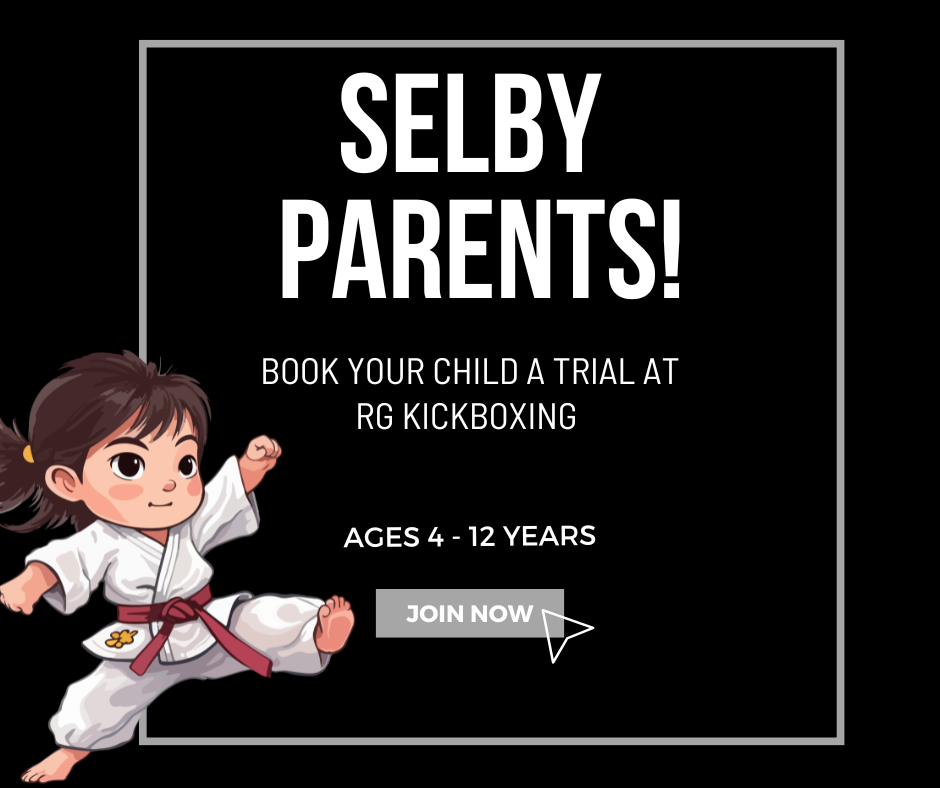 RG Kickboxing Facebook ad from Mar 7, 2026
