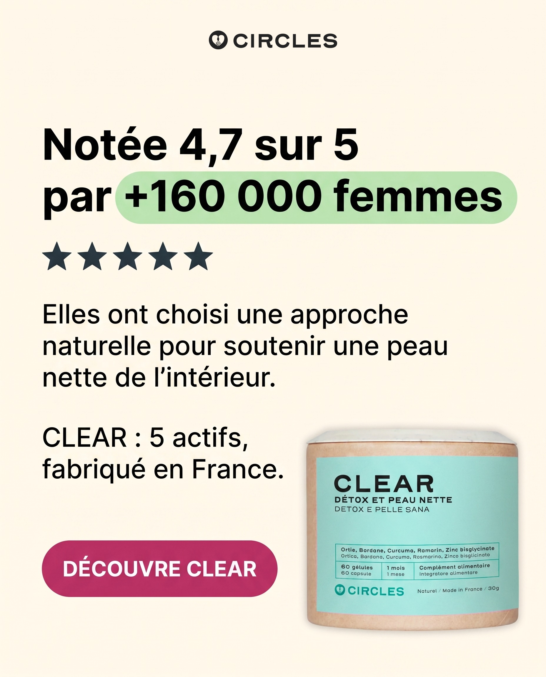 Circles Facebook ad