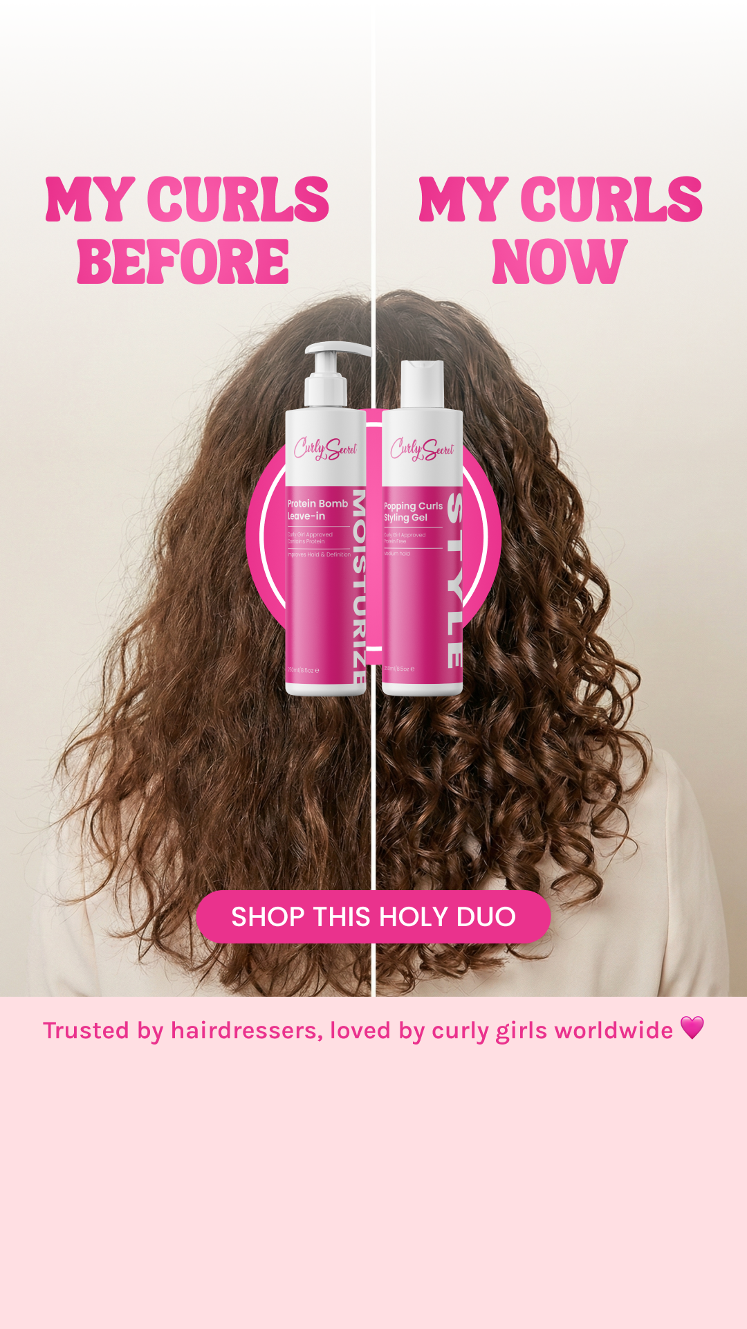 Curly Secret Facebook ad