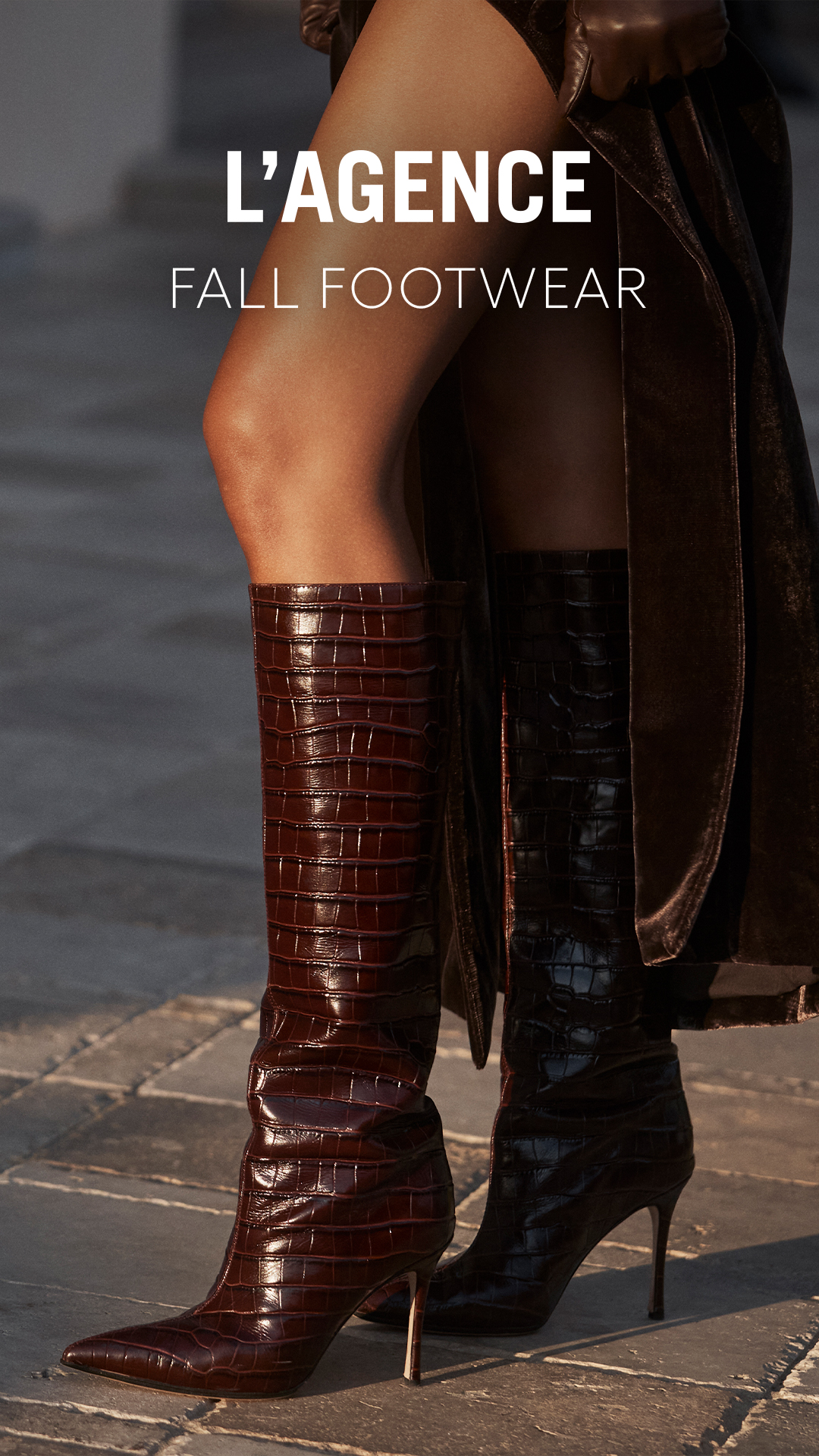 L'AGENCE Facebook ad: Fall Footwear