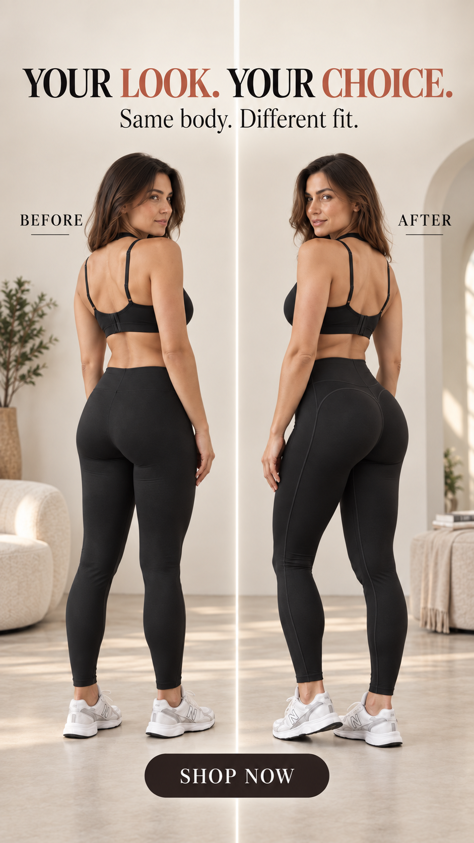 Lumya Facebook ad: Same Body. Better Shape.