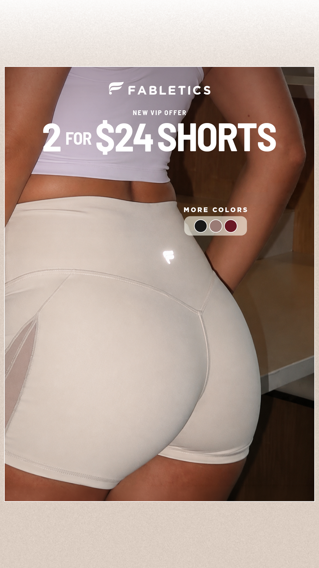 Fabletics Facebook ad