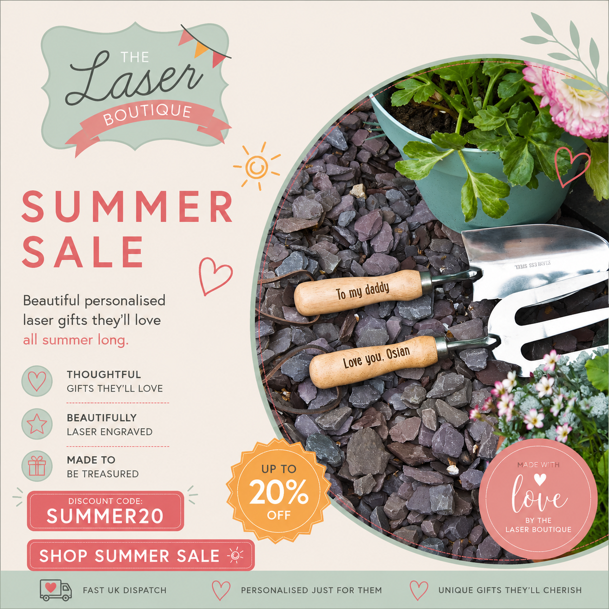 The Laser Boutique Facebook ad