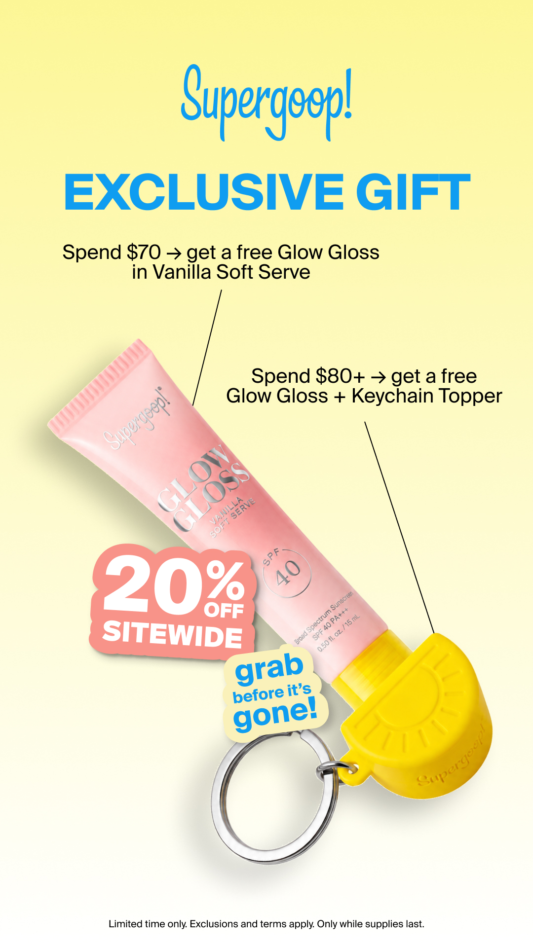 Supergoop Facebook ad