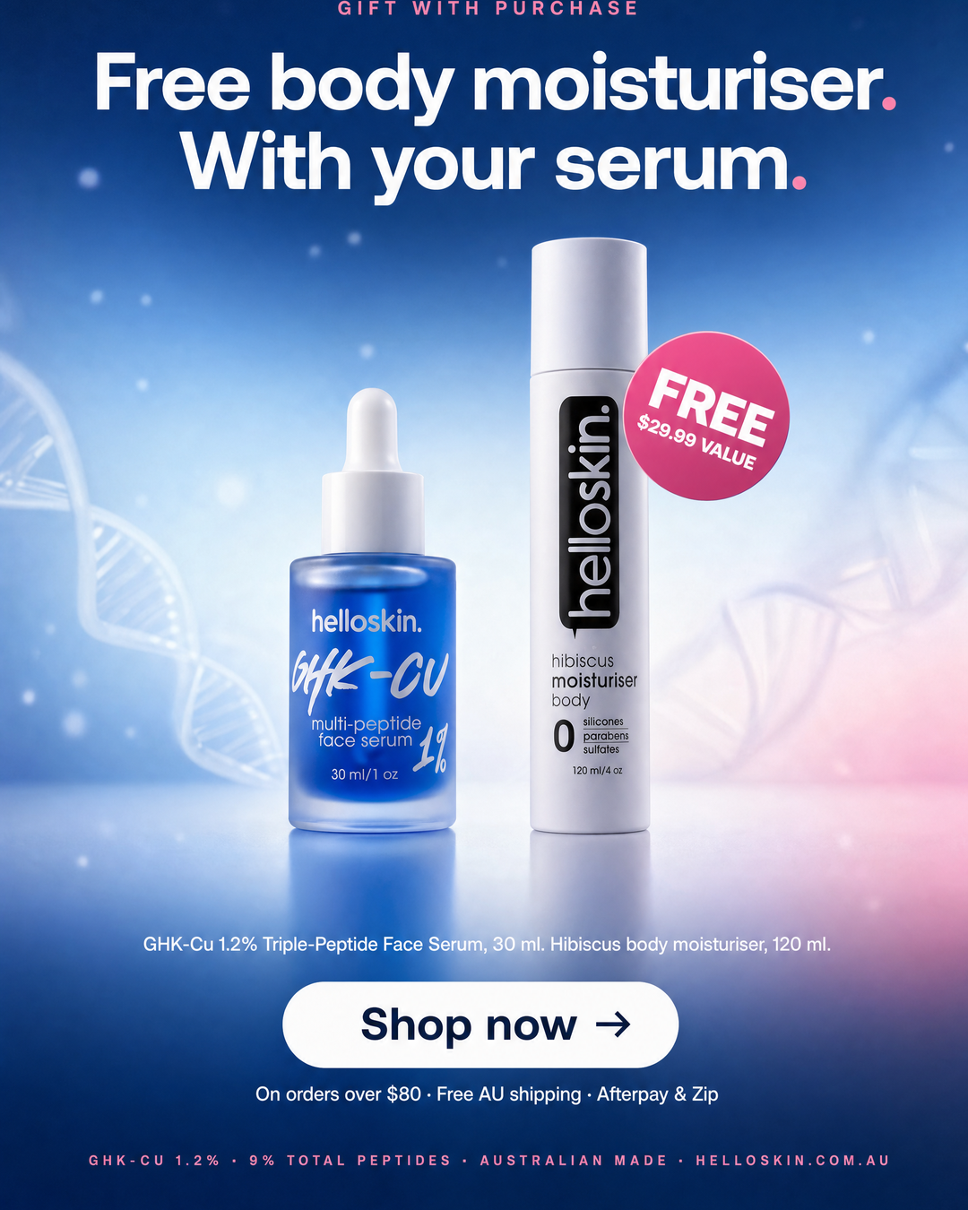 Helloskin Facebook ad