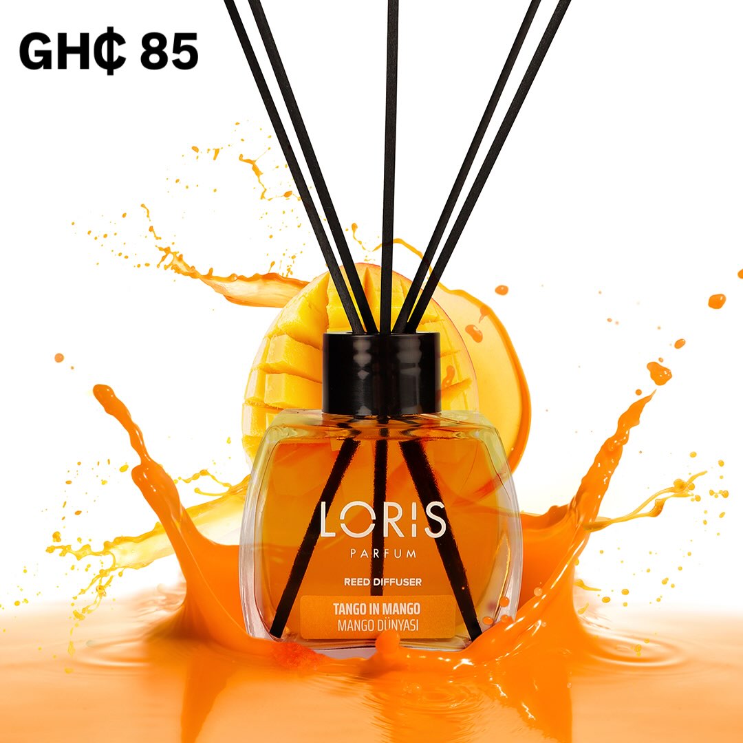 Loris Parfüm Ghana Facebook ad: Product:- 120ML Reed Diffuser